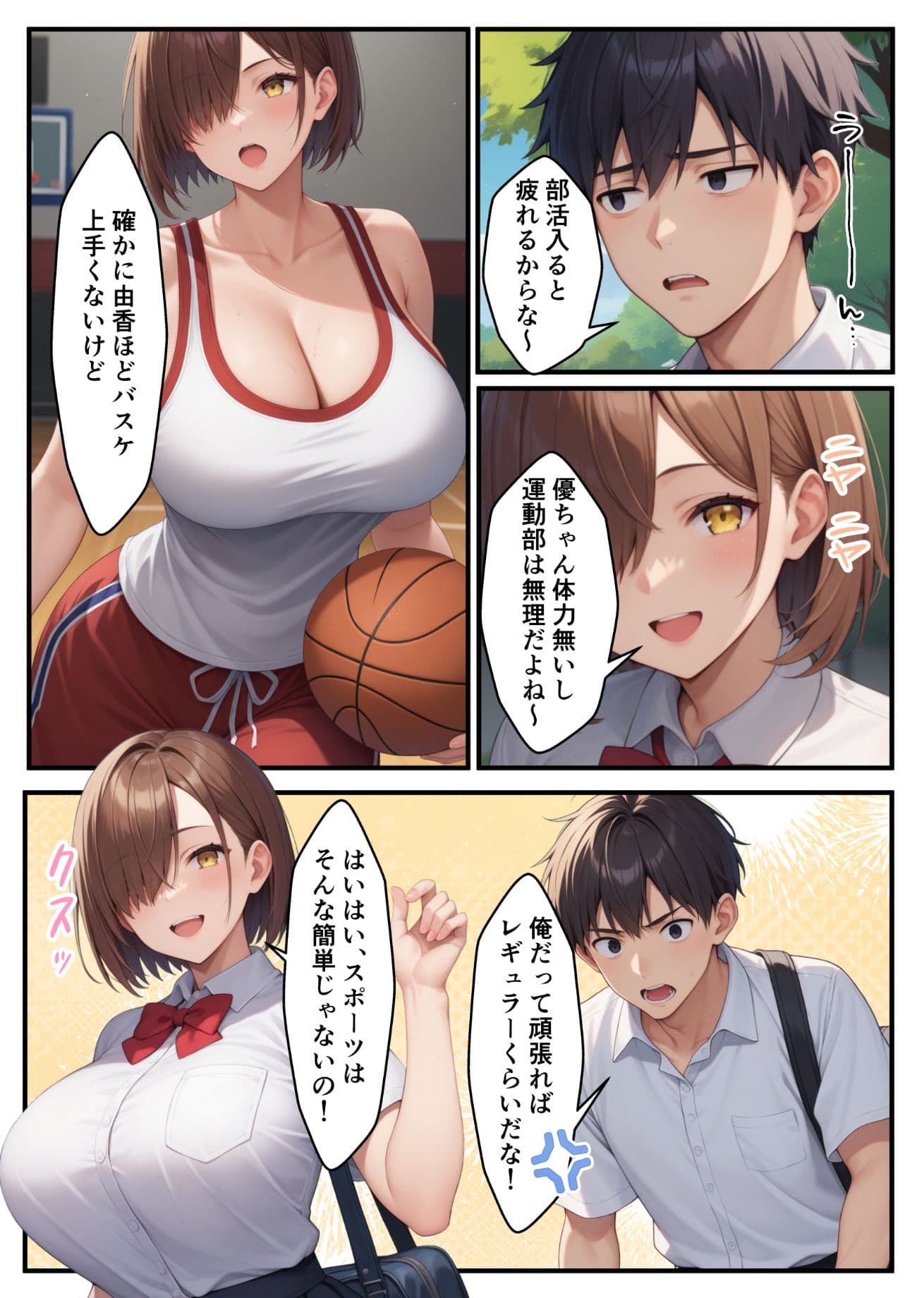 幼馴染のバスケ女子が寝取られる話 サンプル 2