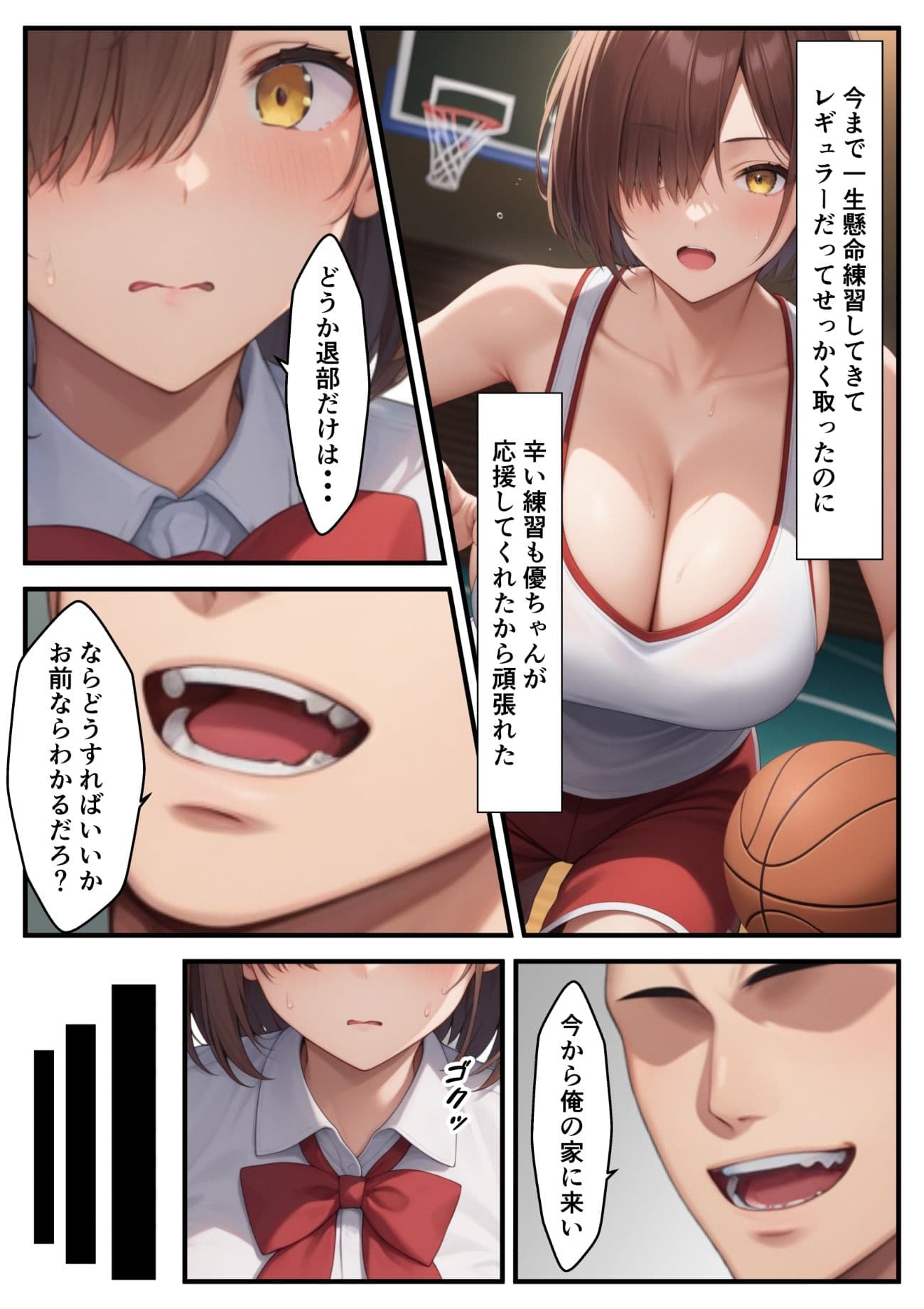 幼馴染のバスケ女子が寝取られる話 サンプル 8