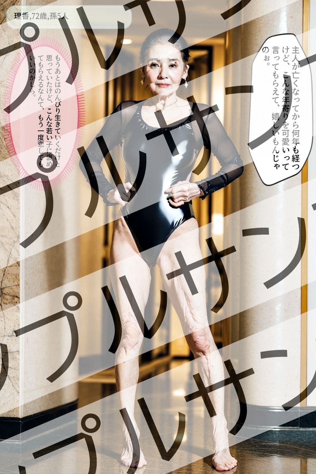 おばあちゃんのスクール水着 vol.1 - Old woman’s school swimsuit vol.1 - サンプル 5