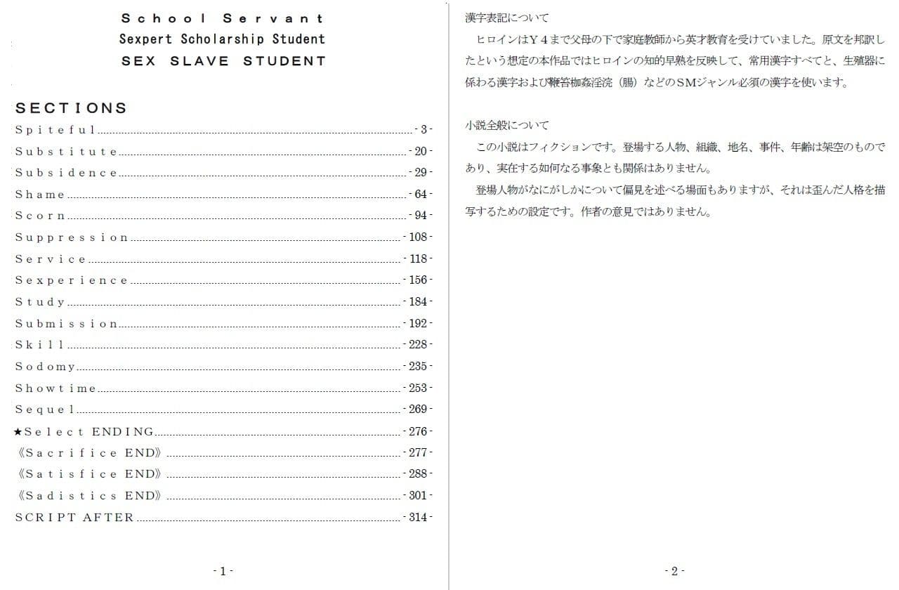 特別娼学性奴 サンプル 1