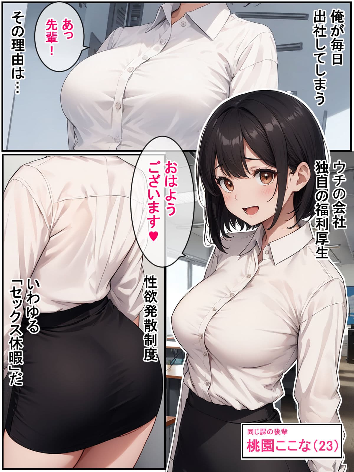 「セックス休暇」を取得して会社の後輩・同僚とヤリまくった結果 サンプル 4
