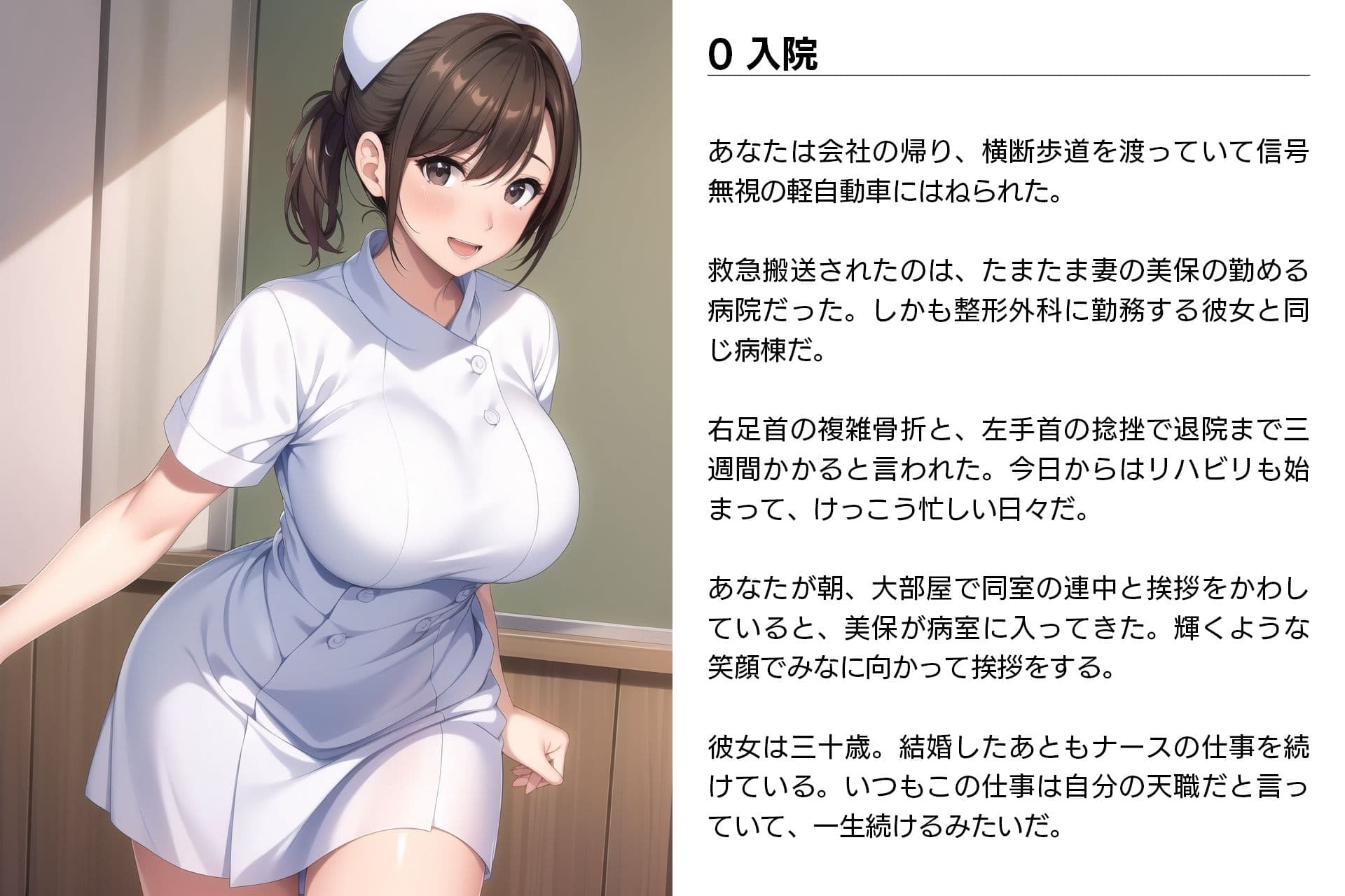 ネトラレ看護師妻・美保〜妻は病院のアイドルだった（性的な意味で）（CGノベル/NTR） サンプル 4