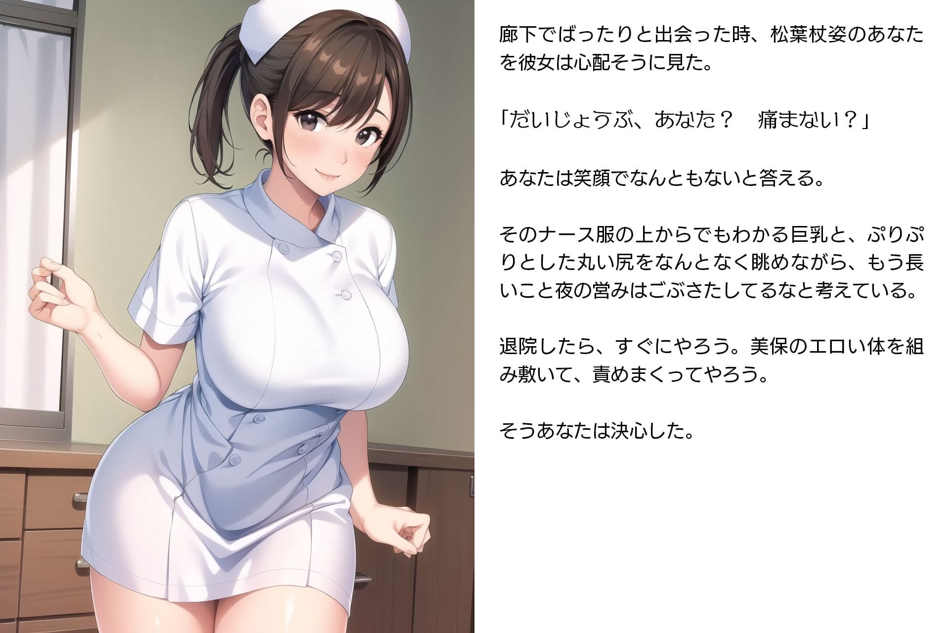 ネトラレ看護師妻・美保〜妻は病院のアイドルだった（性的な意味で）（CGノベル/NTR） サンプル 6