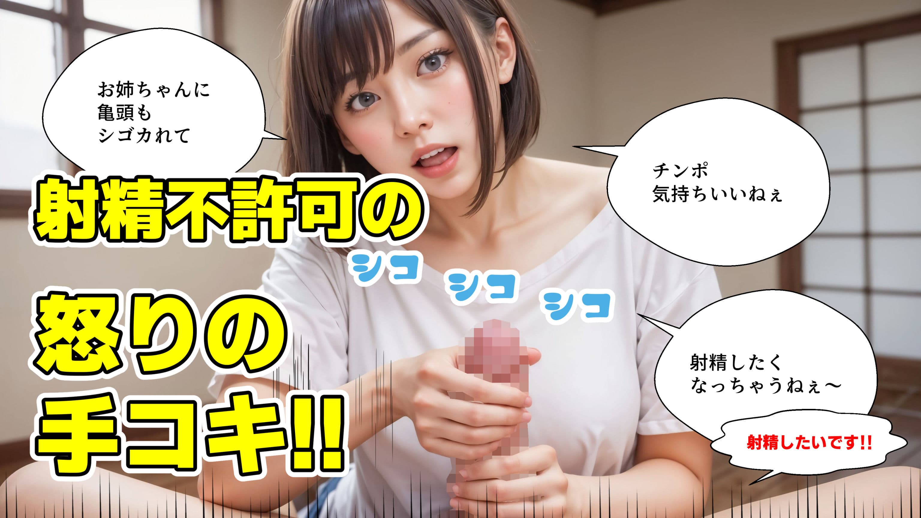 暴発顔射 弟の射精管理失敗で近親相姦中出しSEXする姉【4Kマンガ＋写真集】 サンプル 4