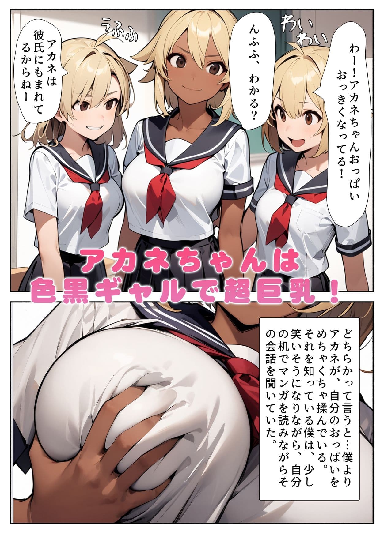 巨乳めちゃくちゃもませてくれる図書委員のギャル サンプル 1