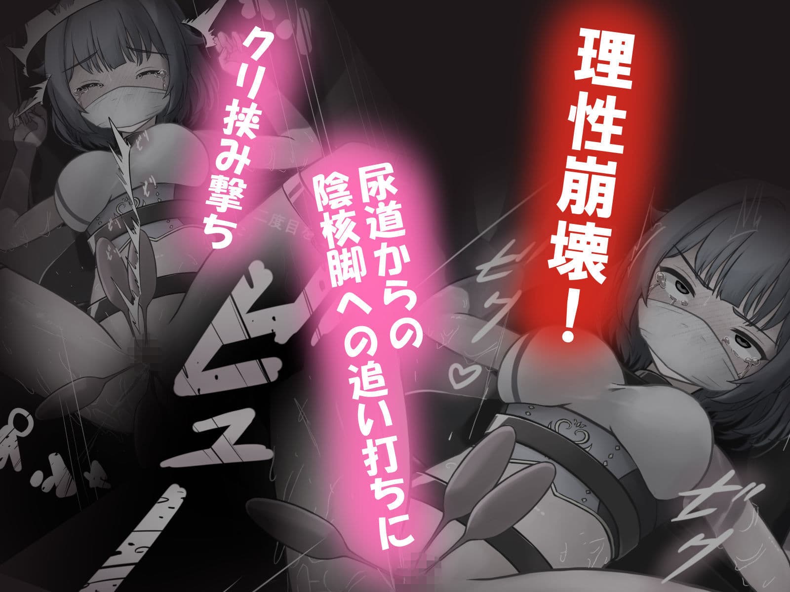 姫騎士様が敗北宣言するまでクリトリスを責めるのを止めない -クリ責め耐久 1 防御行動禁止編 サンプル 9