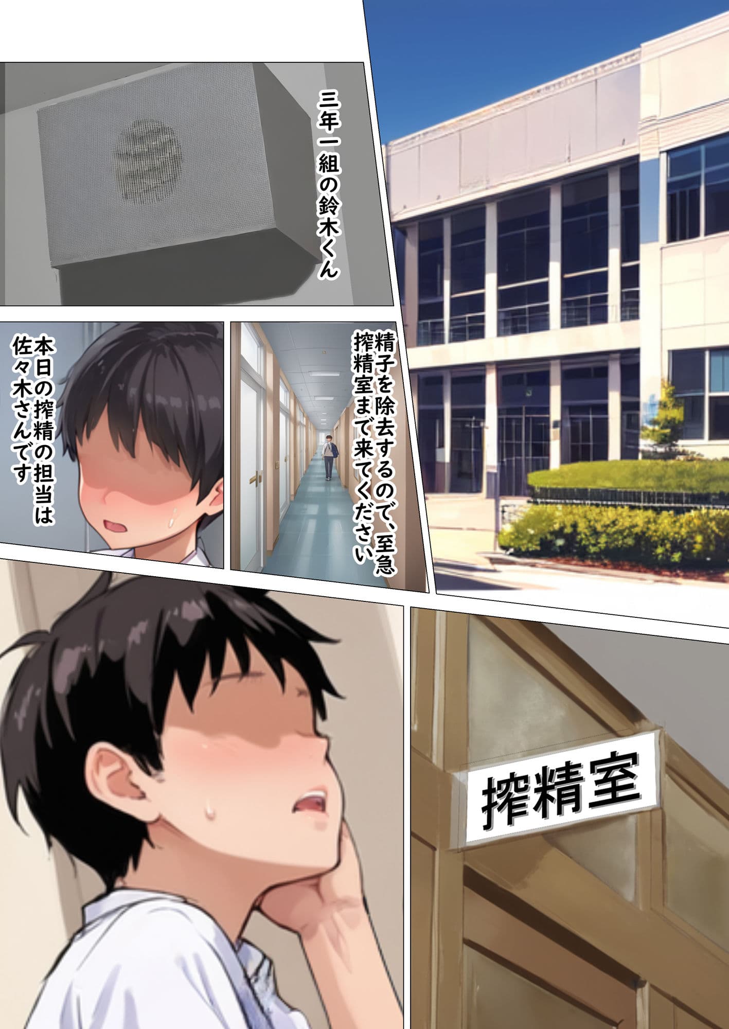 搾精室でデカ女に搾り取られるチビ男 サンプル 6