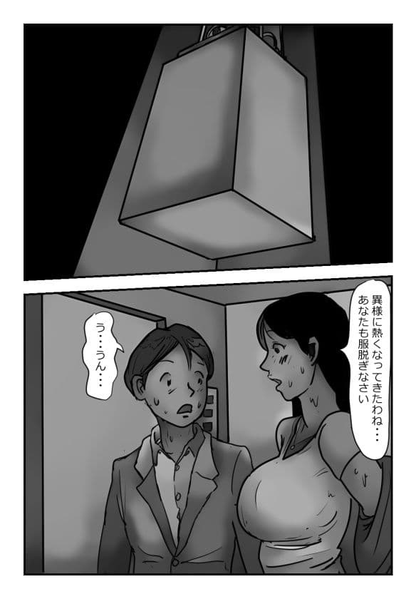 【近親相姦体験】エレベーター密室近親相姦・母さんぼくもう耐えられないよ・・ サンプル 2