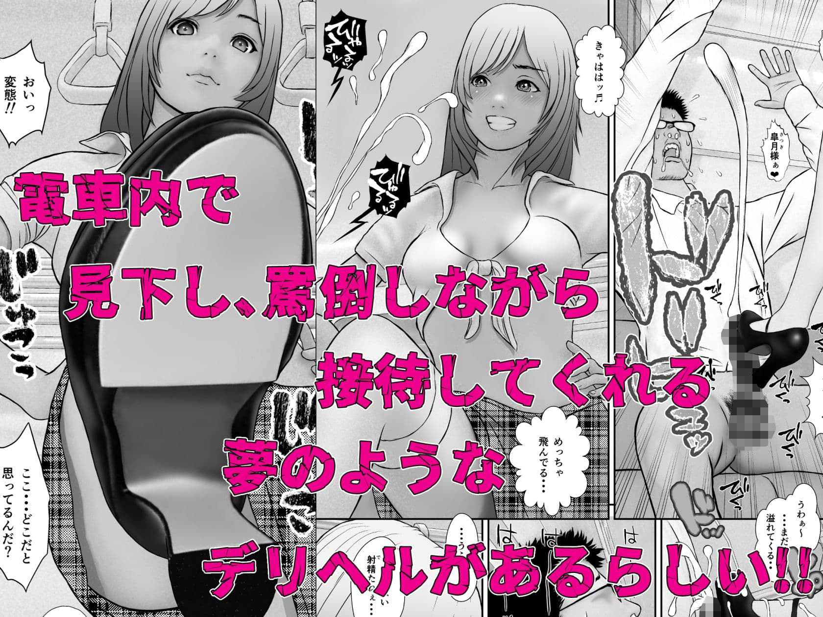 デリヘル接待電車 ドS痴女皐月さん サンプル 1