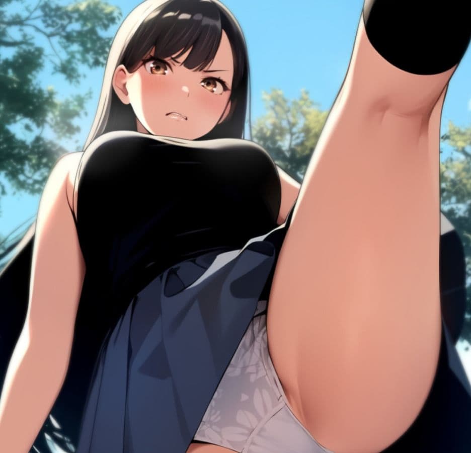ローアングルお嬢様 越嶋伊織3 サンプル 9