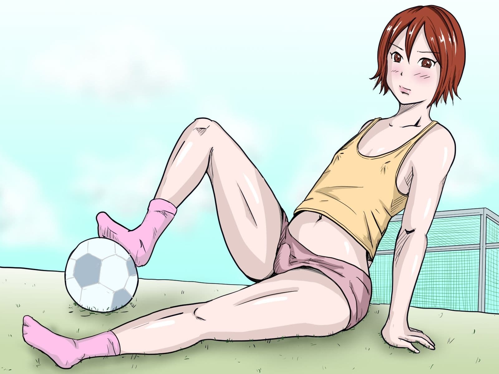 「クソ生意気な1年生エースを合宿で男の娘に育ててやった」 サンプル 1