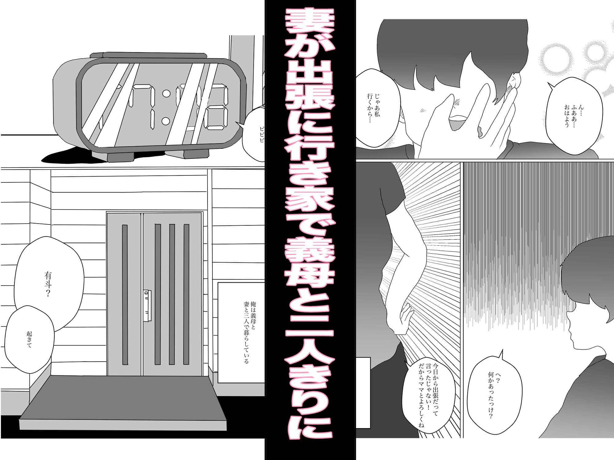 妻とやろうと思ったら義母だった サンプル 1