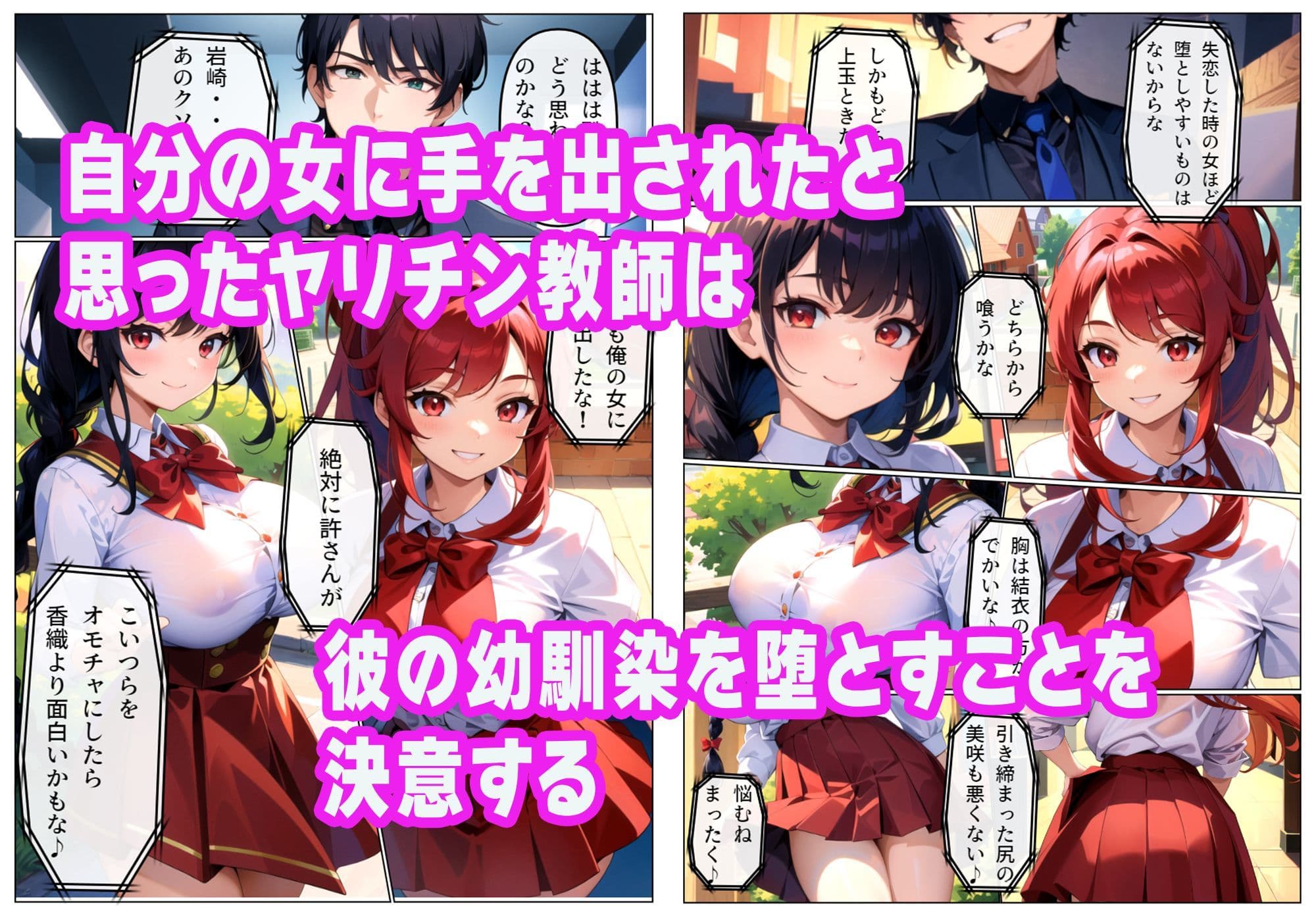 ヤリチン教師に狙われた幼馴染-序章- サンプル 5