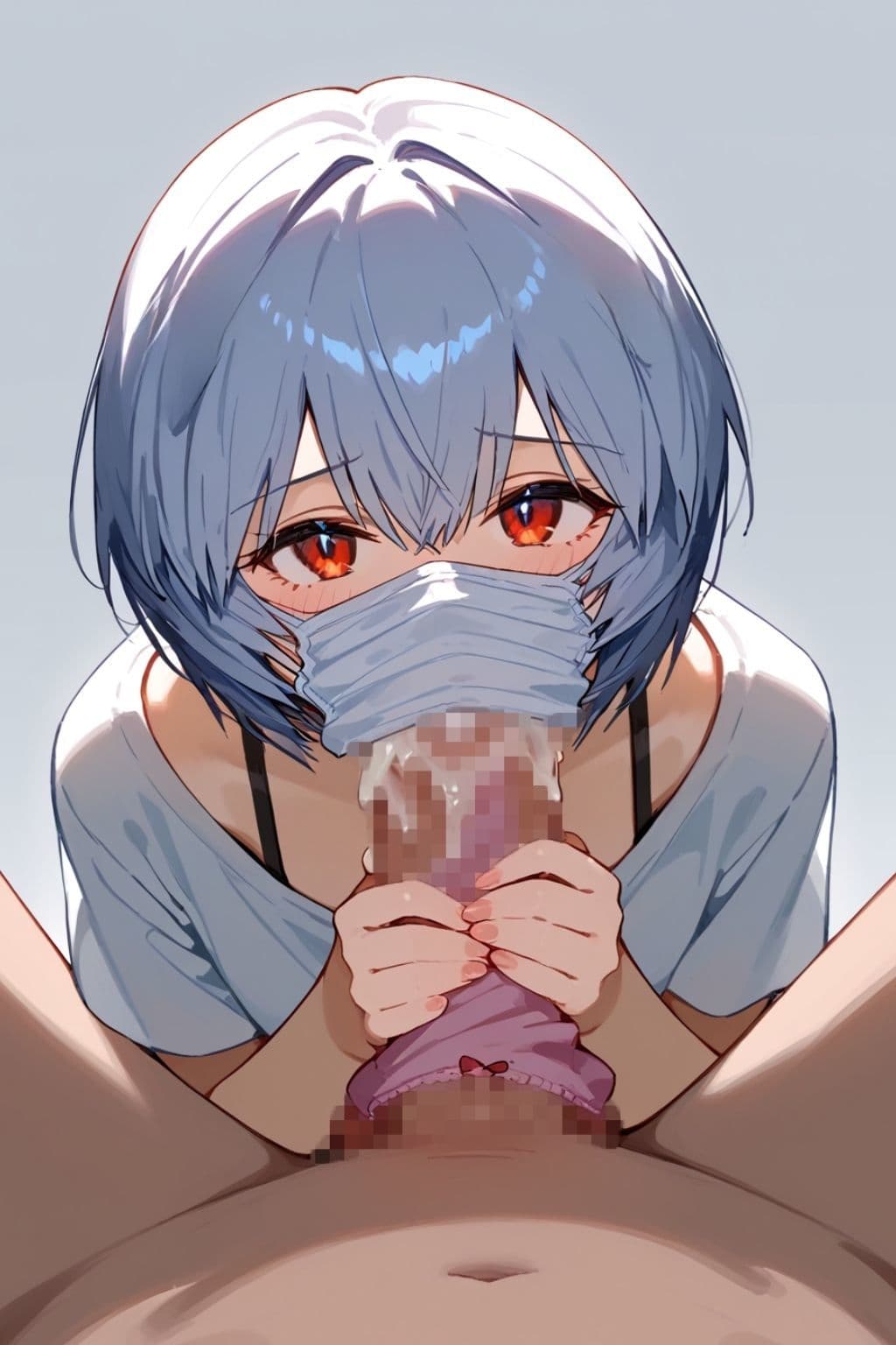 誰かに似ている裏垢女子とのセックス写真 青髪少女編 サンプル 5