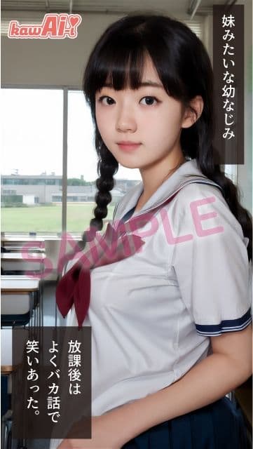 妹みたいな童顔巨乳JK女子校生を支配して中出し【セリフつき】 サンプル 3