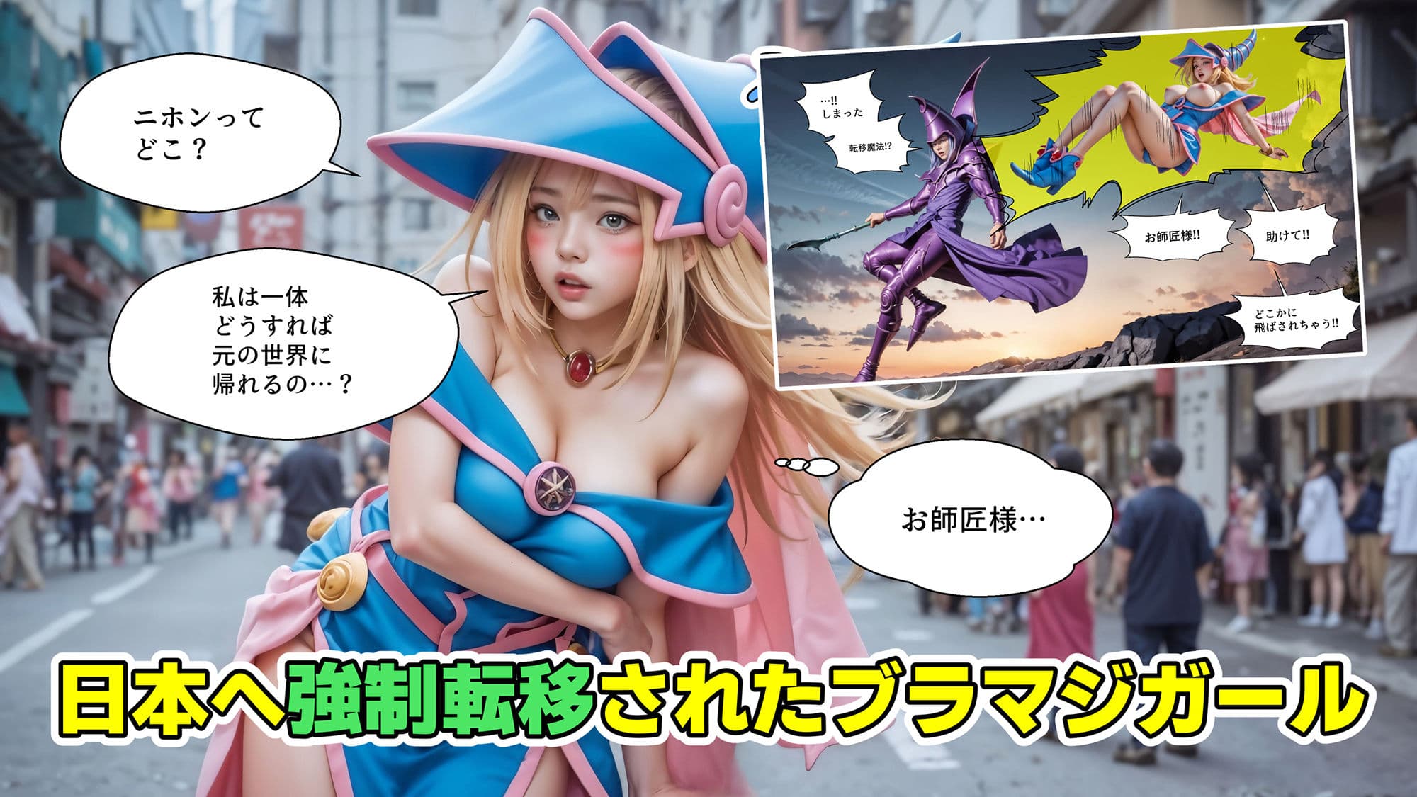 万引きブラマジガール in Japan【4Kマンガ＋写真集】 サンプル 1
