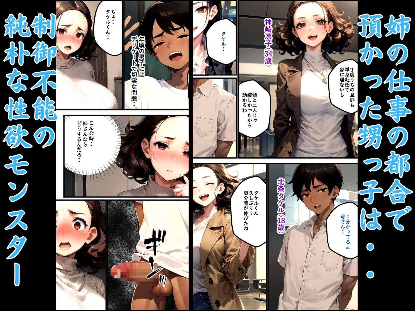 童顔で巨乳の叔母を堕とす算段 上巻 サンプル 2