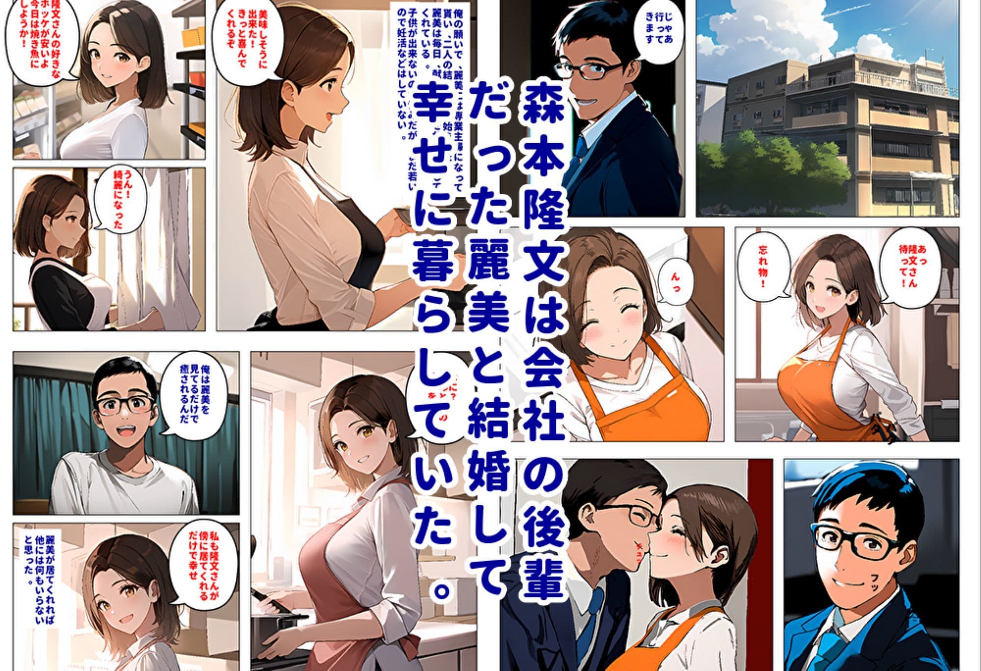 間男の提案に乗って不倫現場を目撃したら、最愛の妻が土下座してセックスのお願いをした。 サンプル 1