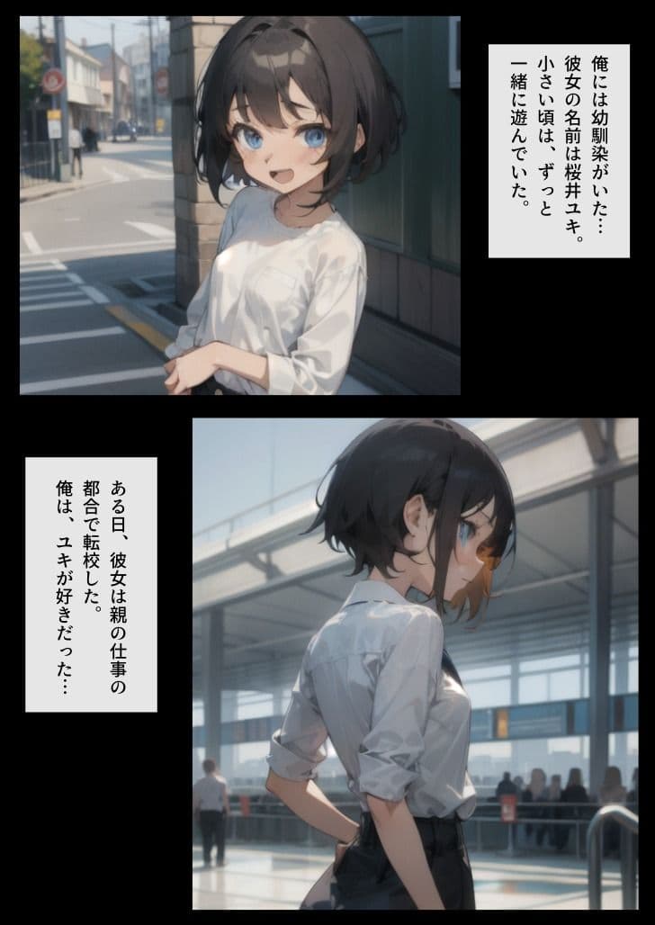 ずっと好きだった幼馴染に再会。無防備な寝姿に我慢できず、手を出しました… サンプル 1