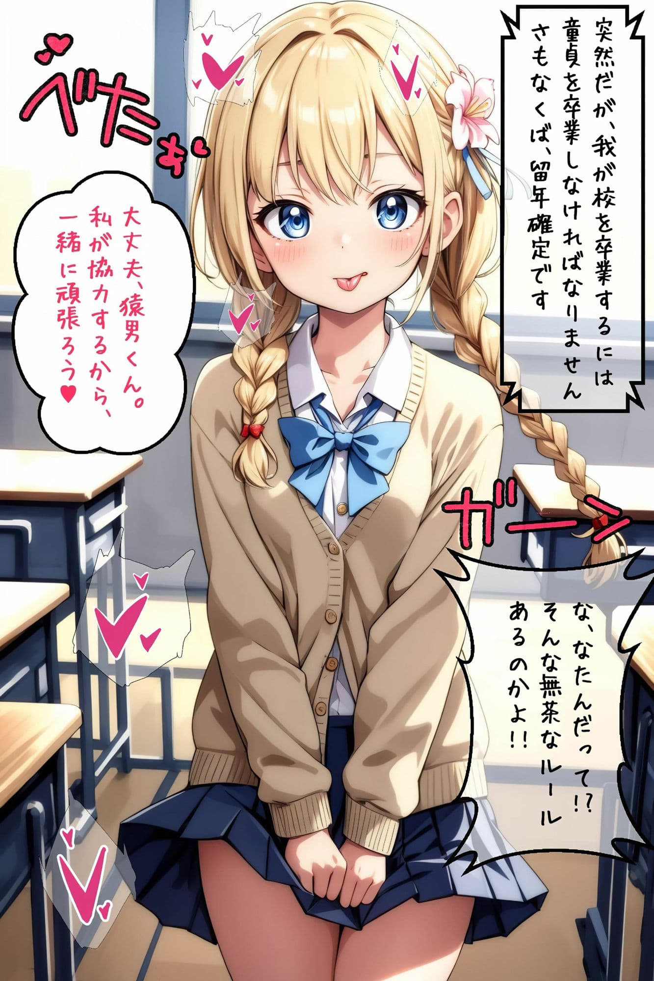 童貞だと留年確定！？猿男くんの童貞卒業物語！ サンプル 7