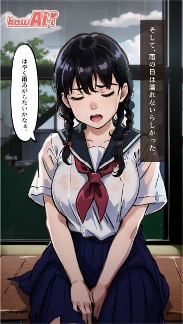 とある巨乳で三つ編みな女子校生の放課後 サンプル 3