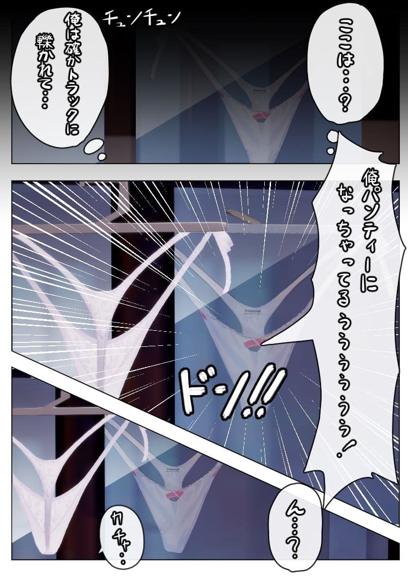 パンティーを盗もうとしたら 『パンティーになってた件』 サンプル 3