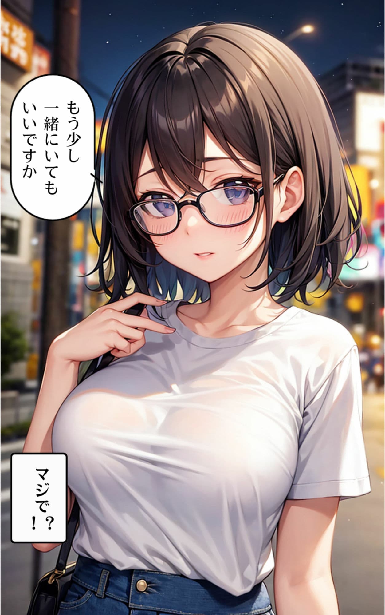 マッチングアプリで出会った陰キャ巨乳がえちえちだった件 サンプル 3