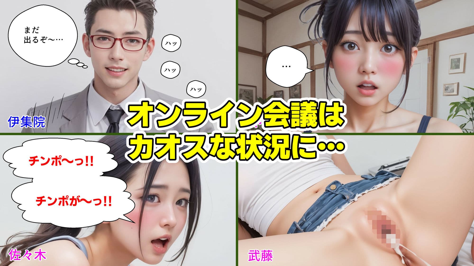 リモート孕ませおじさん【4Kマンガ+写真集】悪魔のオナホールで遠隔中出し サンプル 9