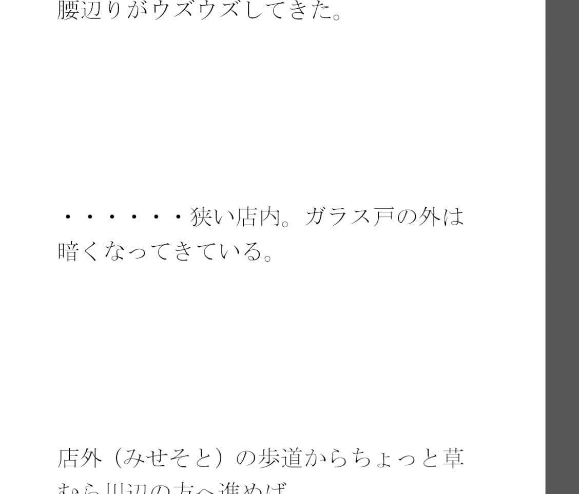 一人の女子がスポーツ店で購入した大きめの浮き輪と水着 サンプル 2