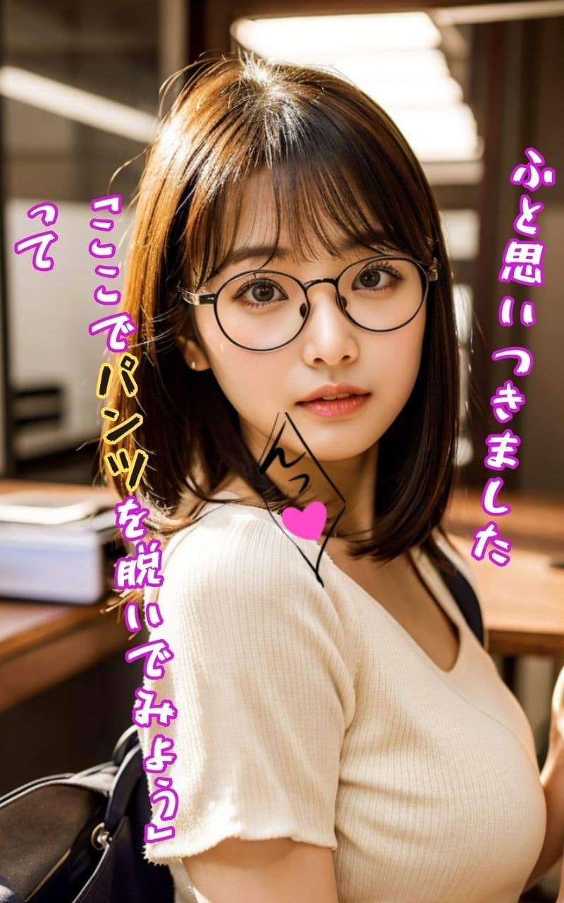 図書館で内緒で××することに虜になった私の体験 サンプル 3