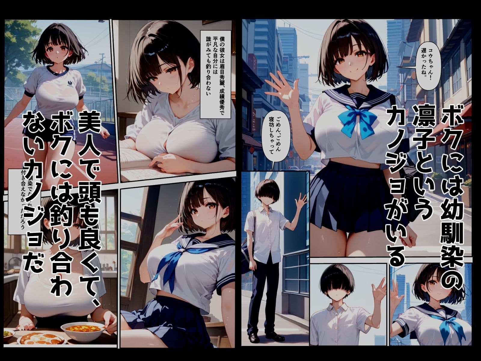 ボクを守るために不良の性奴●になっても絶対に堕ちないカノジョ サンプル 1