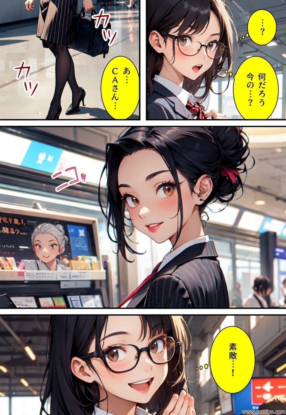 真・正義戦士ジャスティス・ボーイ 完全版 第5巻 「改造怪人・メガネ娘とCA制服」 サンプル 3