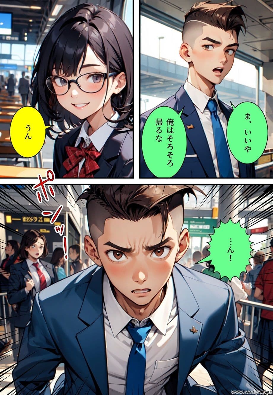 真・正義戦士ジャスティス・ボーイ 完全版 第5巻 「改造怪人・メガネ娘とCA制服」 サンプル 4