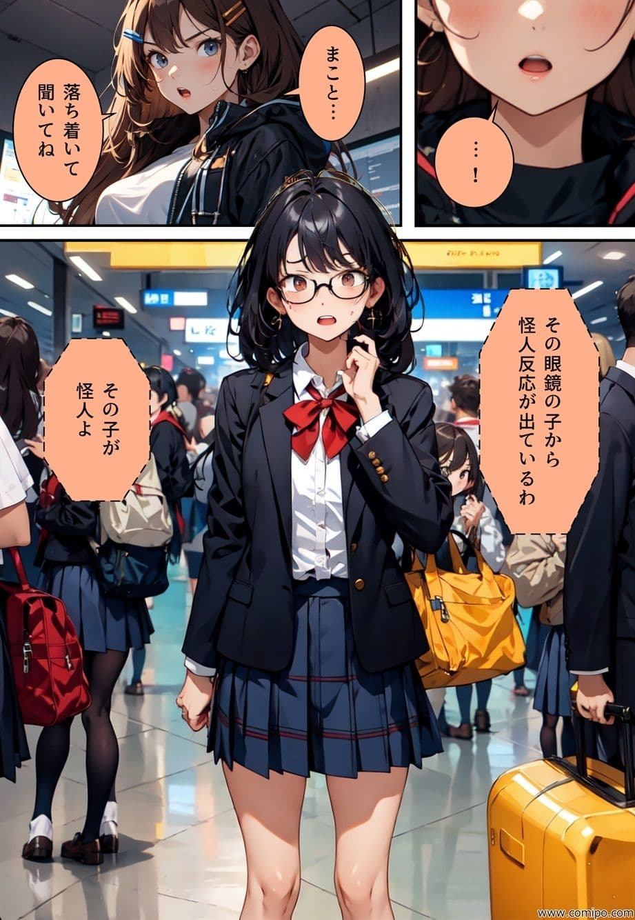 真・正義戦士ジャスティス・ボーイ 完全版 第5巻 「改造怪人・メガネ娘とCA制服」 サンプル 10