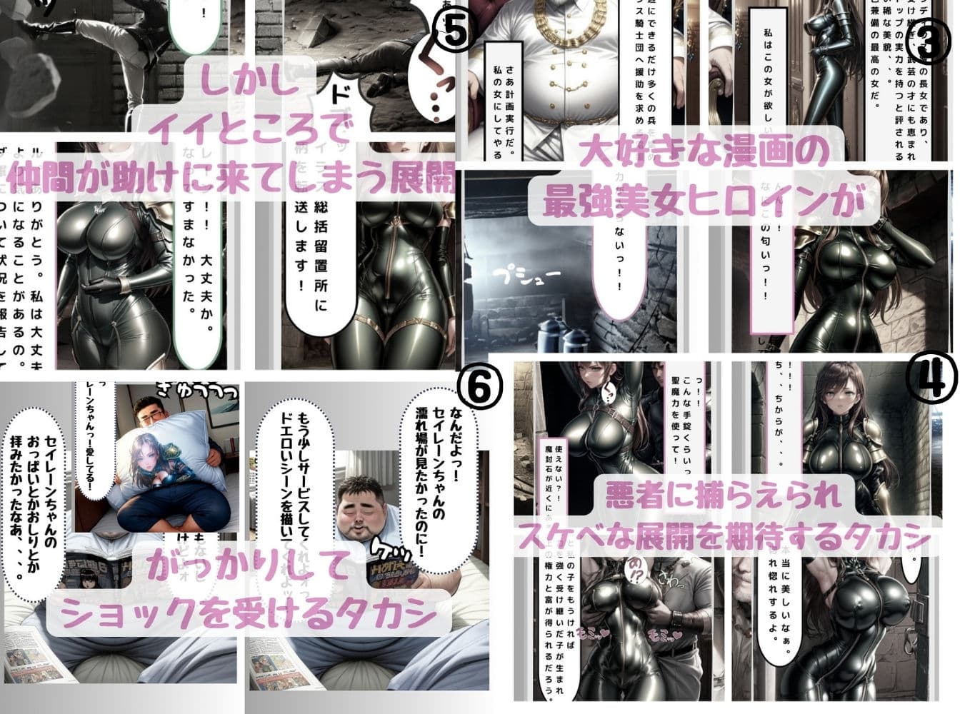 漫画の悪役に転生したオジサンが最強美女ヒロインに〇〇しちゃう話 サンプル 2