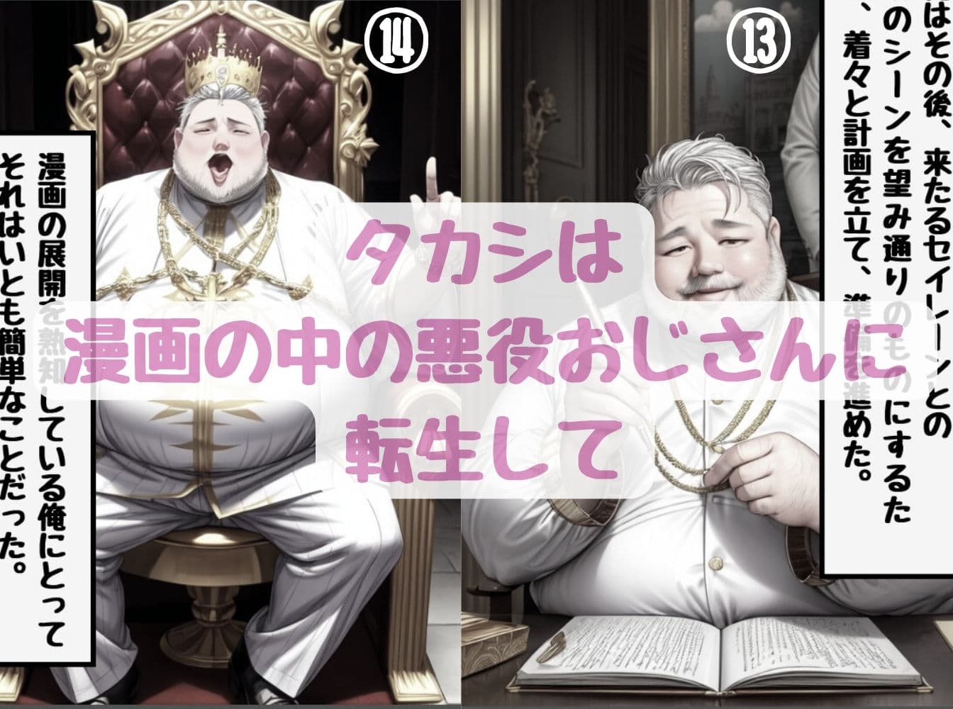 漫画の悪役に転生したオジサンが最強美女ヒロインに〇〇しちゃう話 サンプル 6