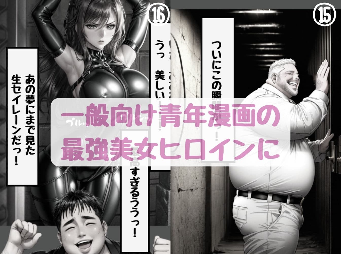 漫画の悪役に転生したオジサンが最強美女ヒロインに〇〇しちゃう話 サンプル 7