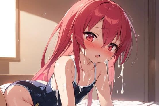灼〇のシャナ ボテ腹スク水SEX サンプル 2
