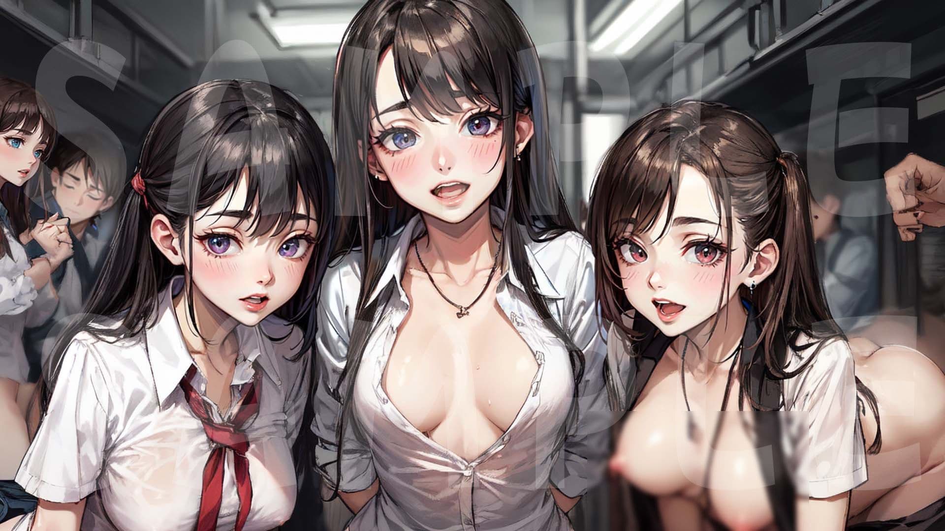 秘密の制服電車 「あのぉ 次は 私も、いいですか？」vol.6 サンプル 2