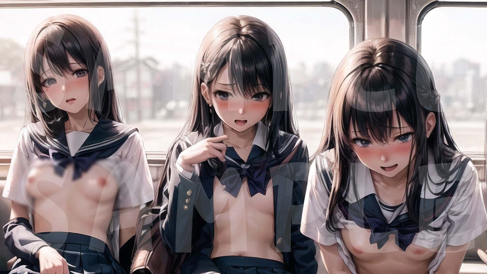 秘密の制服電車 「あのぉ 次は 私も、いいですか？」vol.6 サンプル 7