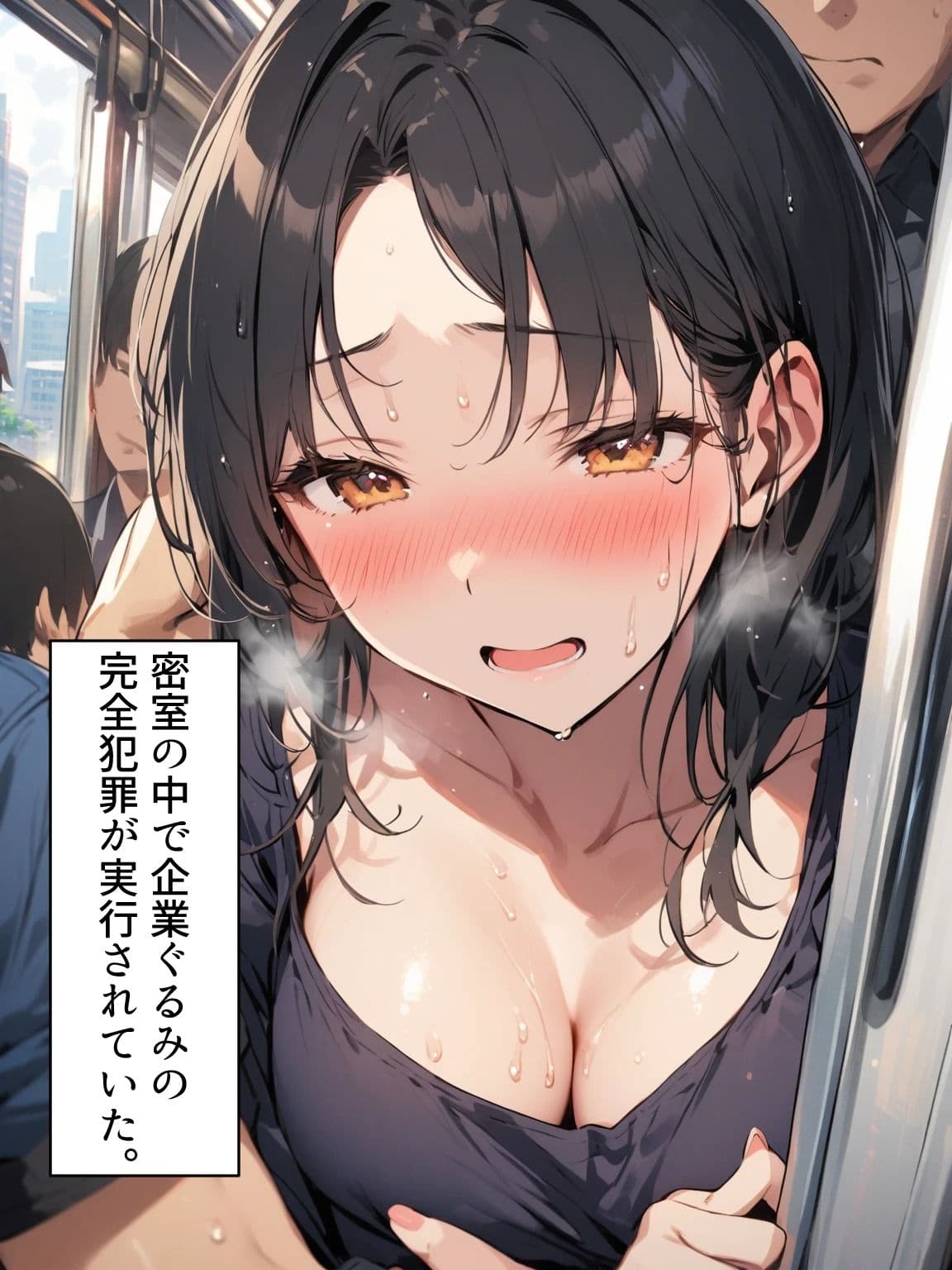 陥落 満員痴●電車0章 サンプル 2