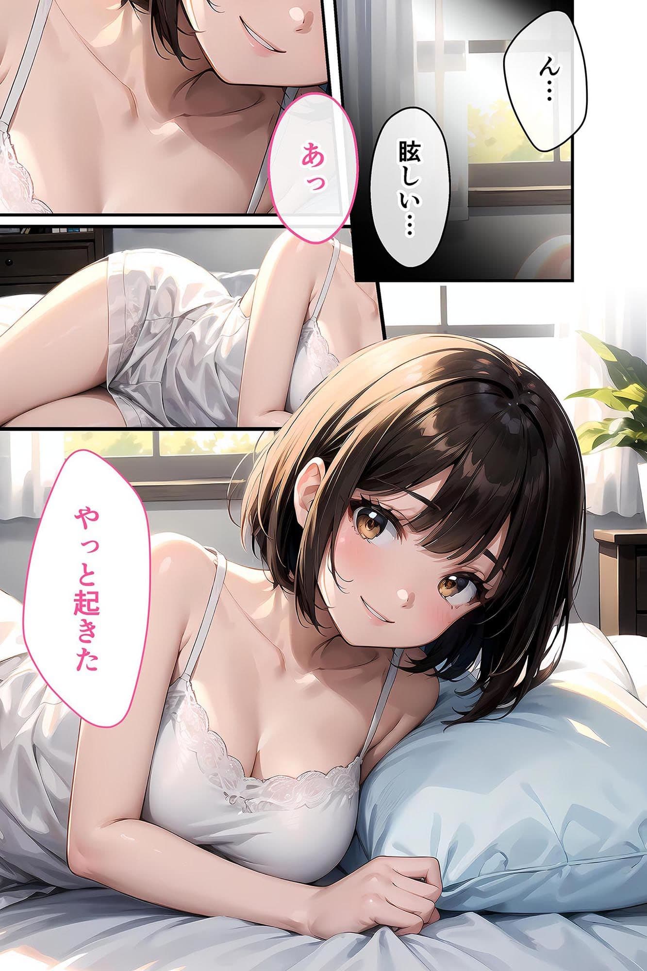 いちゃLOVE純情ベッドルーム 〜デート前、可憐な彼女に我慢できなくて〜 サンプル 1