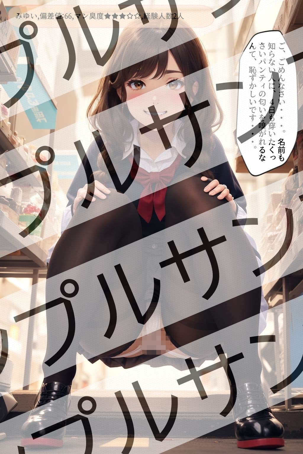 優等生の制服パンストJKのパンチラ vol.1 サンプル 1
