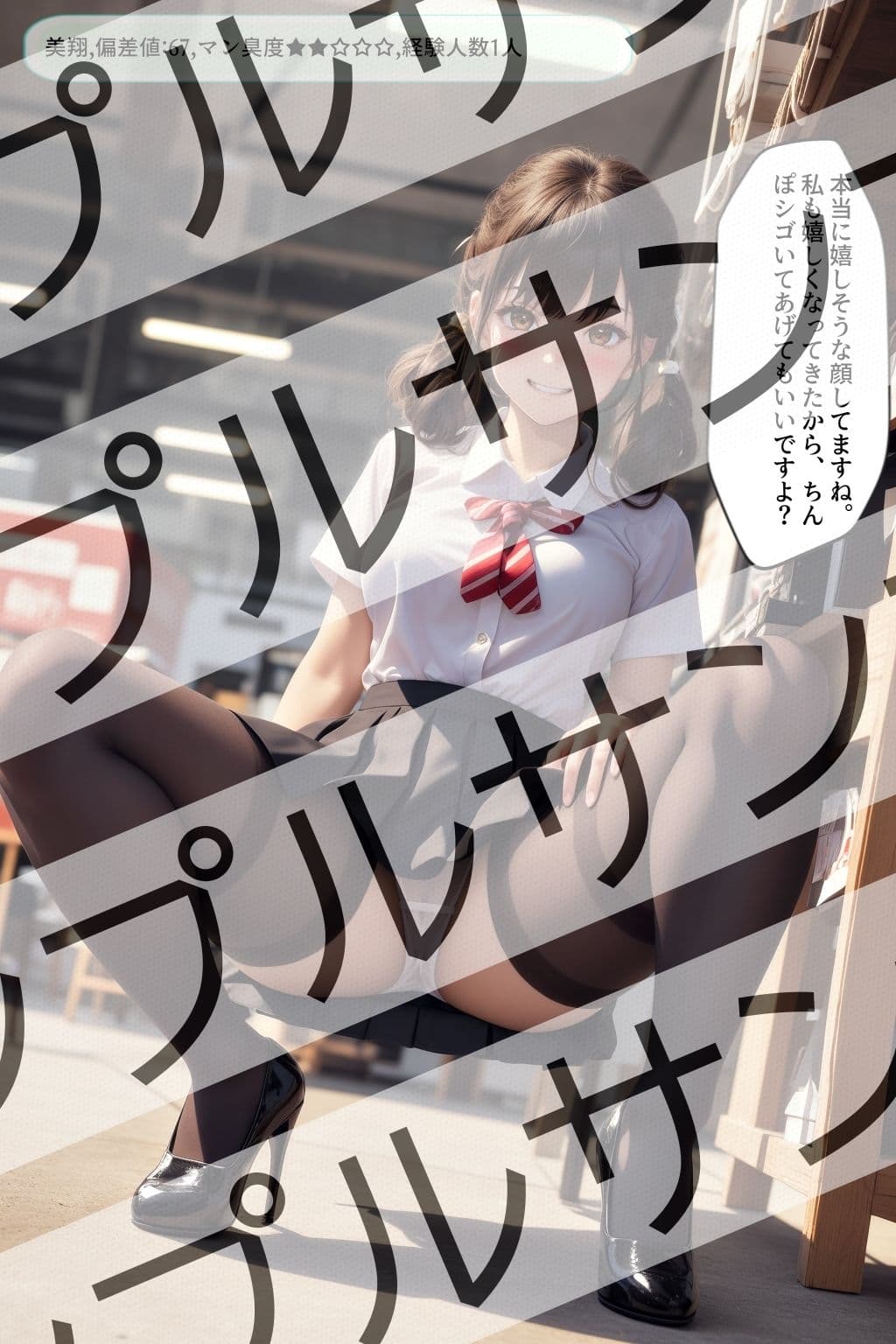 優等生の制服パンストJKのパンチラ vol.1 サンプル 5