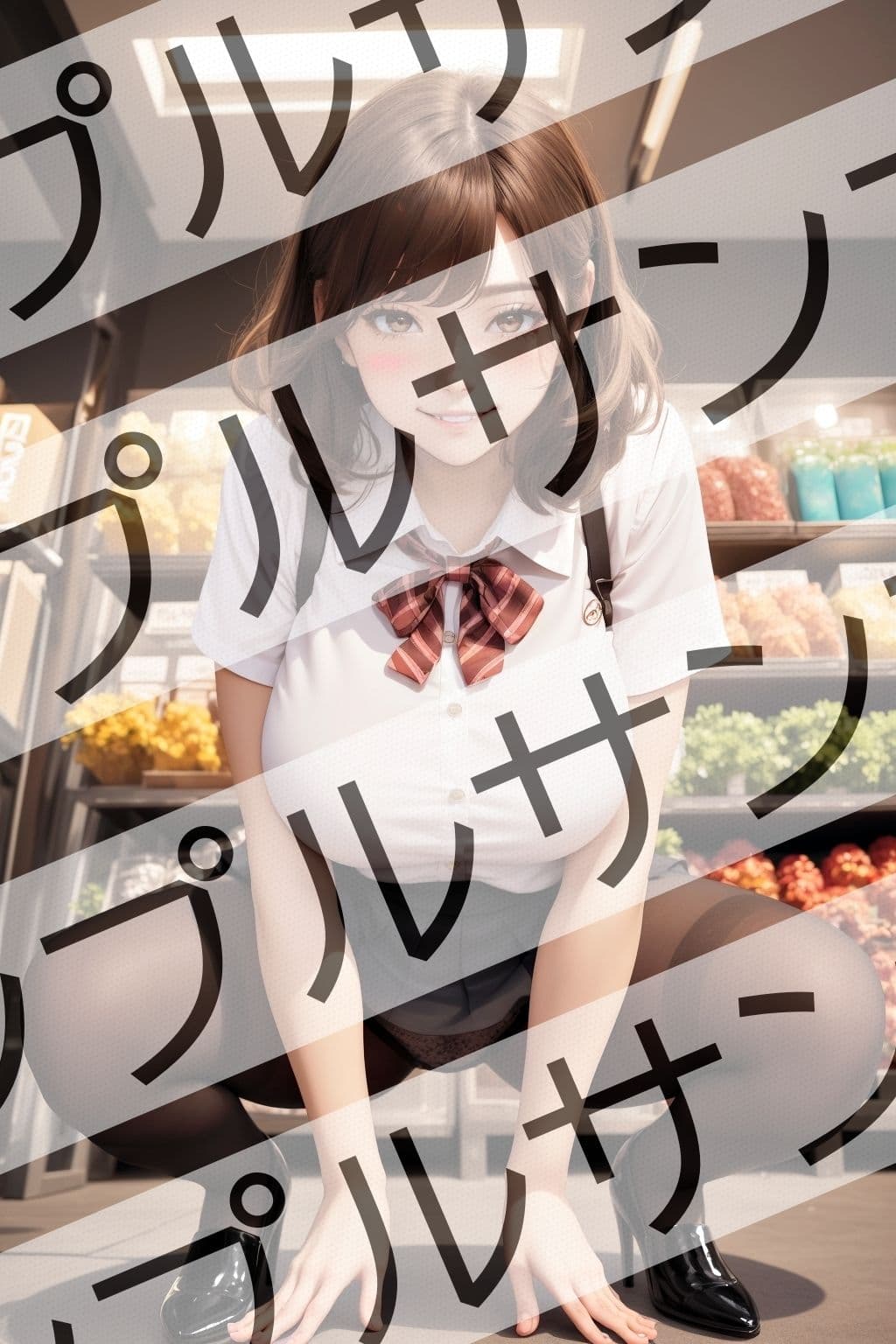 優等生の制服パンストJKのパンチラ vol.1 サンプル 7