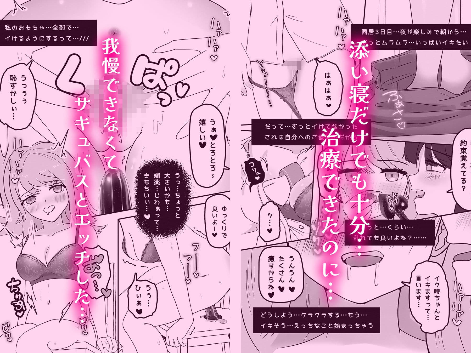 サキュバスと同居性活 サンプル 2