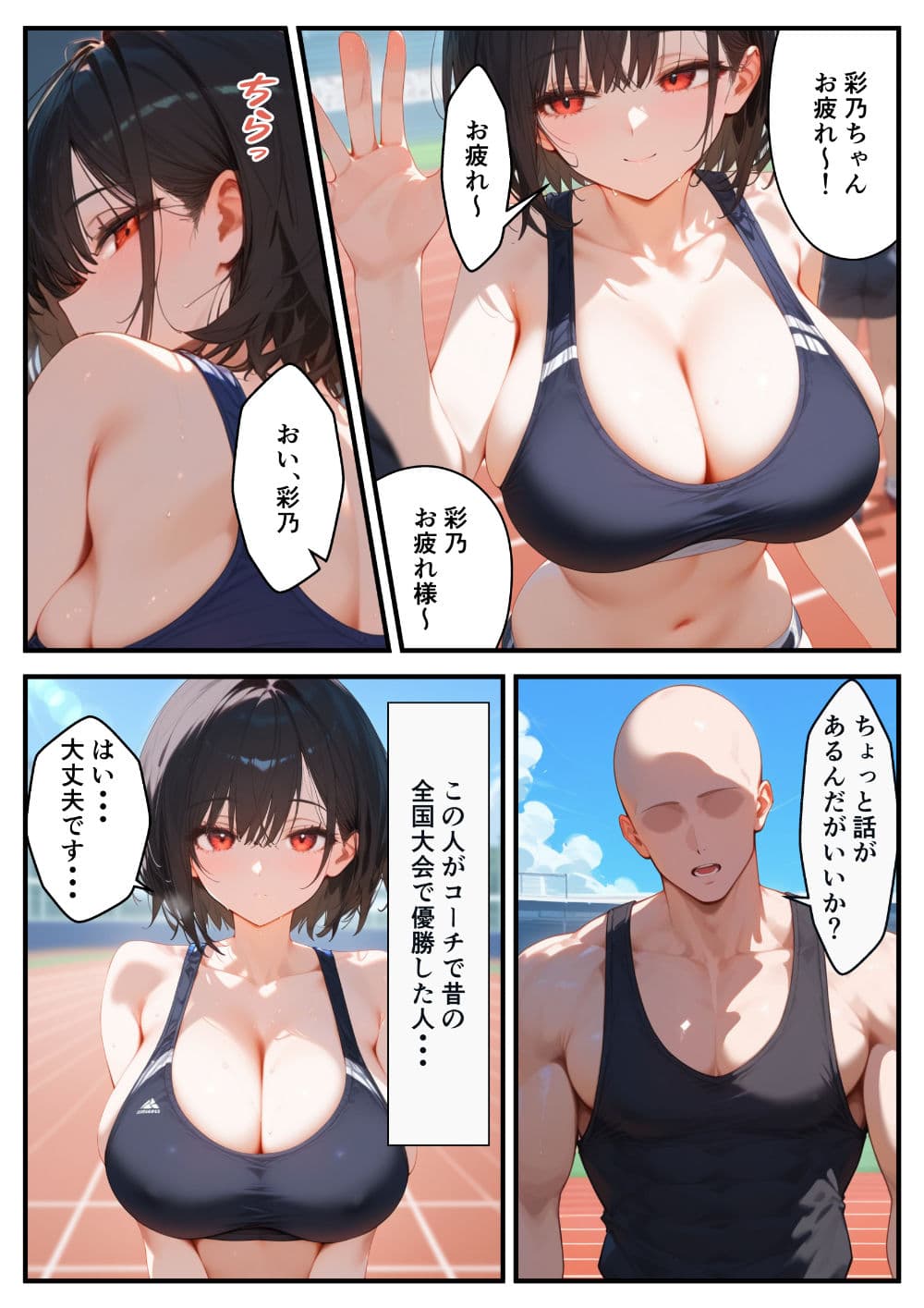 陸上女子の彼女が寝取られる話 サンプル 3