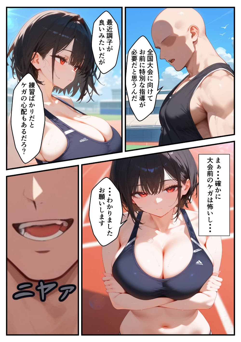 陸上女子の彼女が寝取られる話 サンプル 4