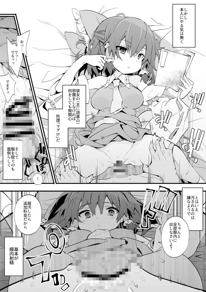 お金を払えばヤらせてくれるマグロ霊夢さん サンプル 3