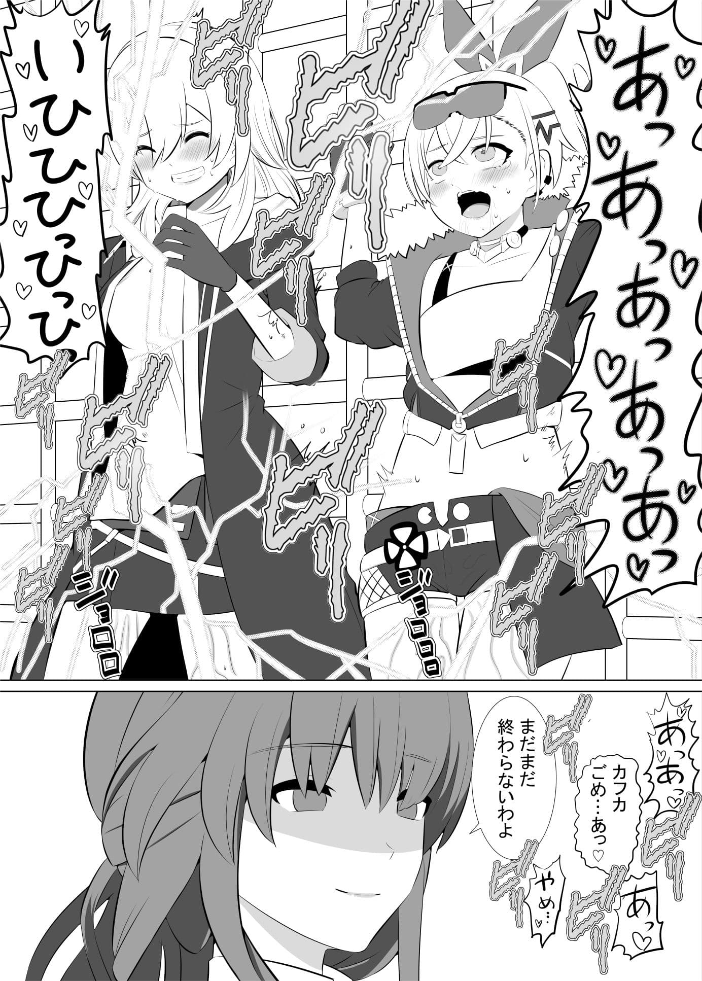 「崩壊☆レイル」銀狼×星ちゃん-カフカのお仕置き電気ショック- サンプル 5